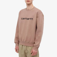 Carhartt WIP Sweatshirt Earthy Pink Front