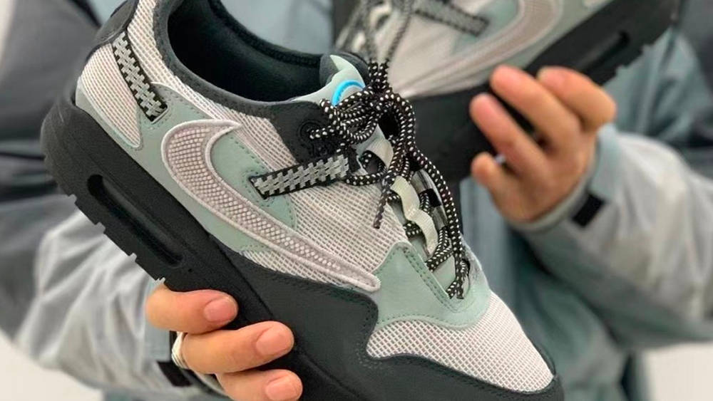 Image via zsneakerheadz Travis Scott x Nike Air Max 1 "Cave Stone"