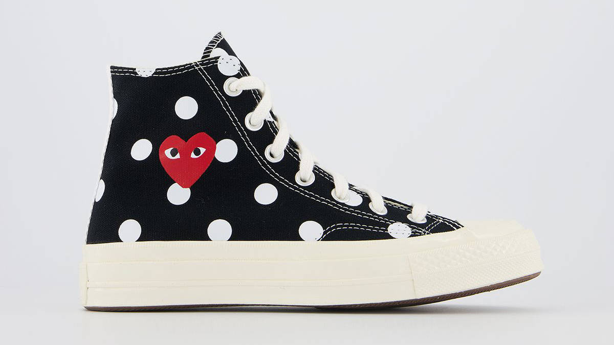 Comme Des Garcons x Converse Chuck 70 Hi Polka Black