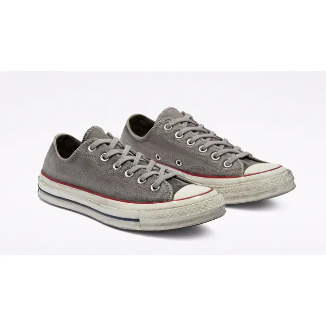 Converse all star low deals grey pink canvas