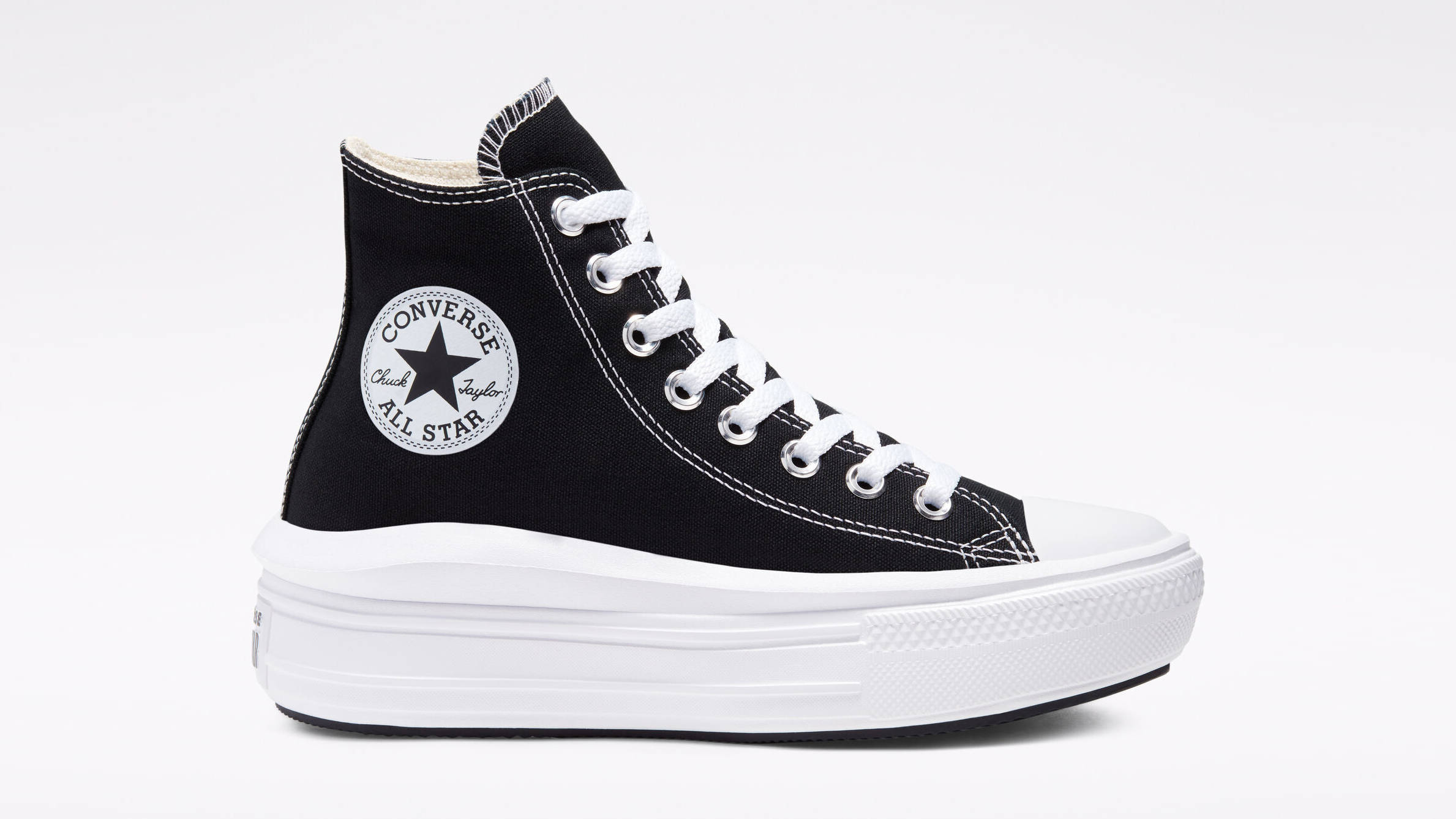 Converse Chuck Taylor Move Hi Black Ivory