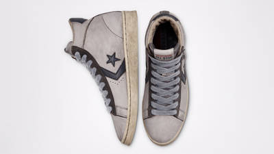 Converse Pro Leather High Top Navy Smoke In Middle
