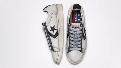 Converse Pro Leather Low Navy Smoke In Middle