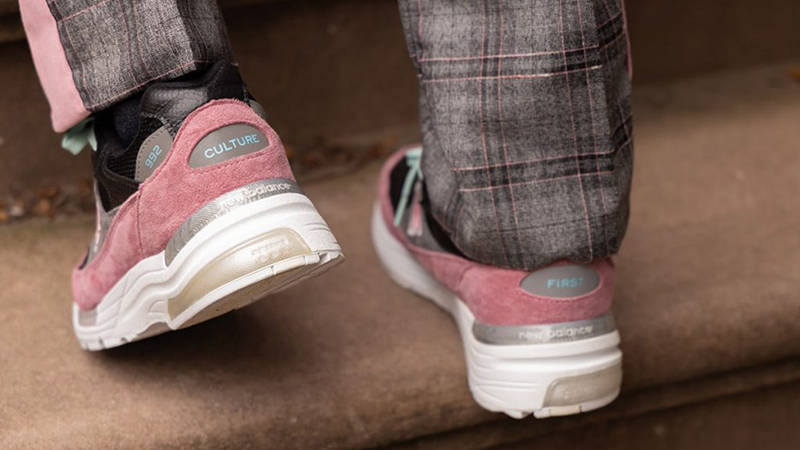 Damari Savile x New Balance 992 Culture First Grey Pink back