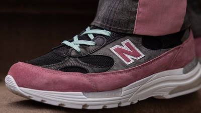 Damari Savile x New Balance 992 Culture First Grey Pink on foot