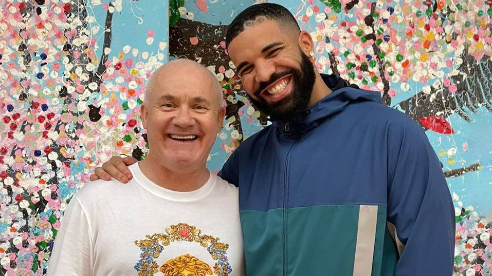 Damien Hirst Gifts Drake a 1-Of-1 Hand Painted Nike Air Force 1