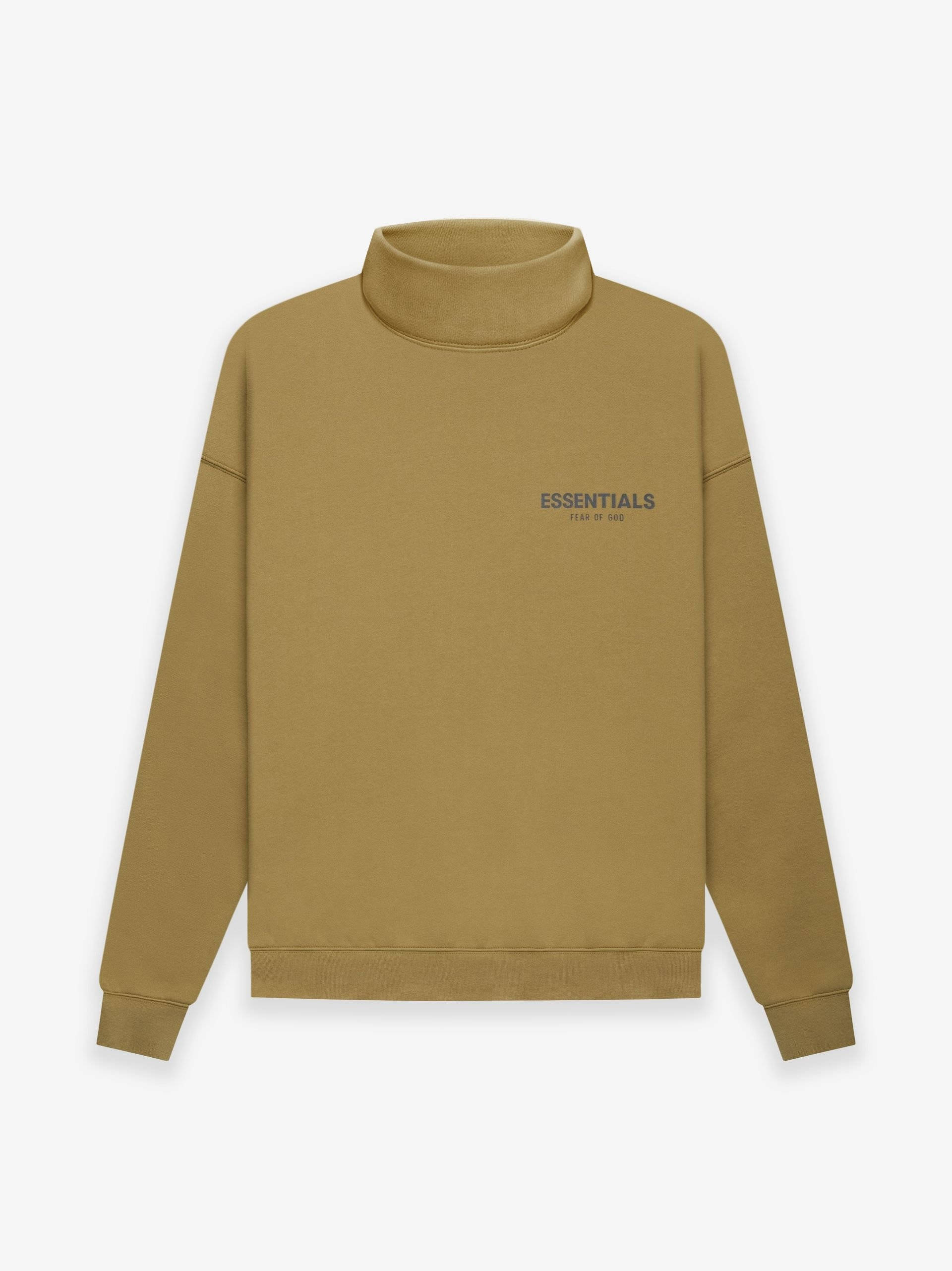 fear of god essentials mock neck sweat