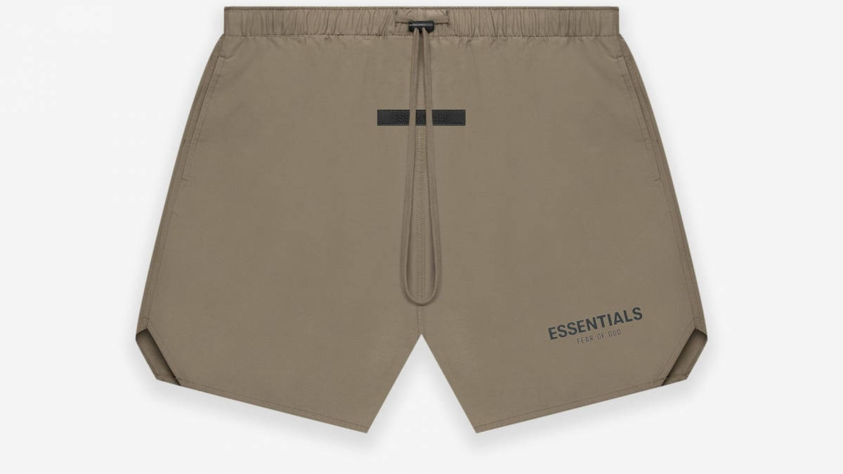 Fear of God ESSENTIALS Summer Volley Short Harvest - Harvest | The Sole ...