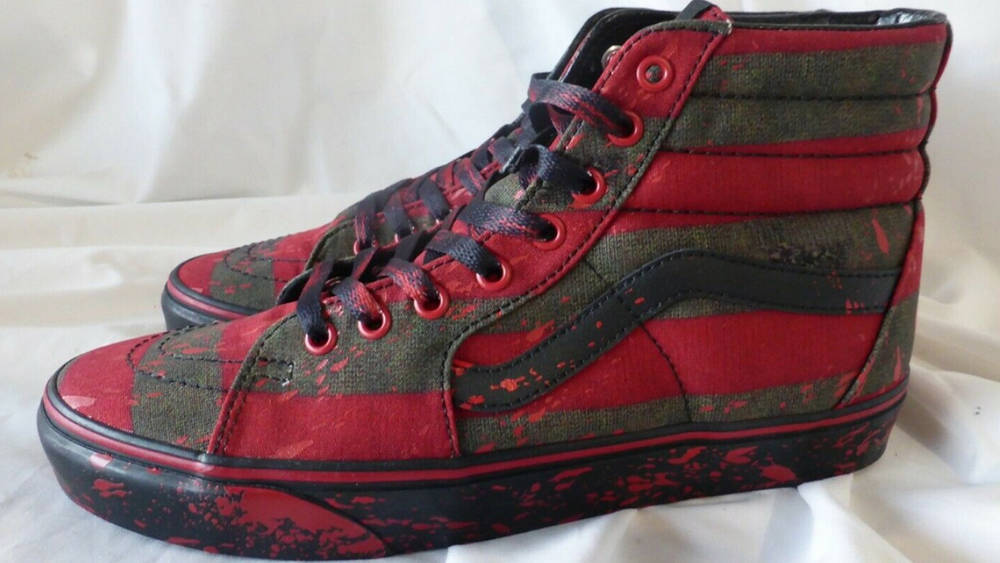 Image via serial_exp Freddy Krueger Vans Sk8 Hi 1