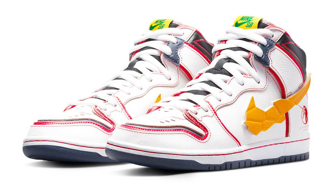 Release Reminder: Don't Miss the Gundam x Nike SB Dunk High 