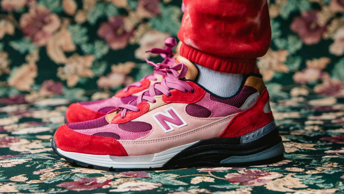 new balance red pink