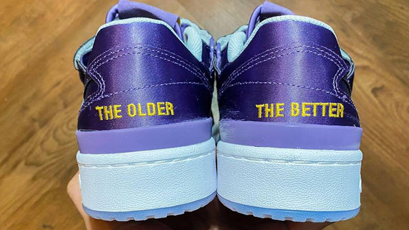 Kasina x adidas Forum Low Purple Gold Back
