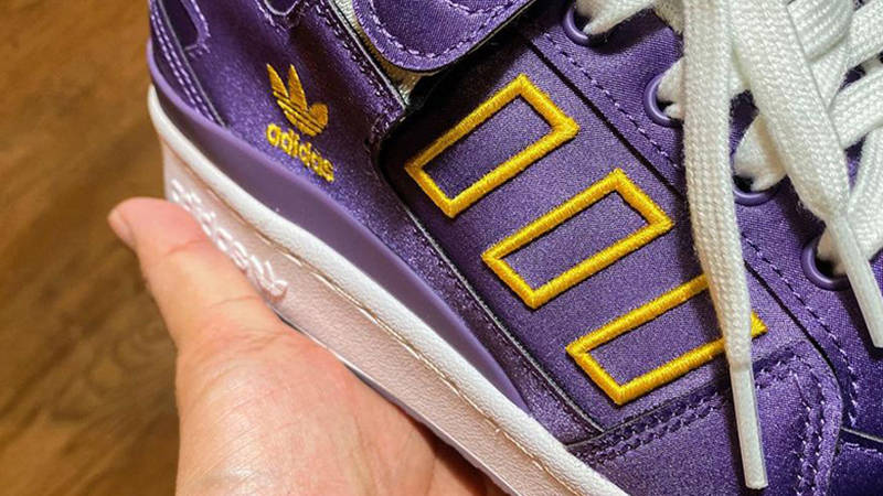 Kasina x adidas Forum Low Purple Gold Detail