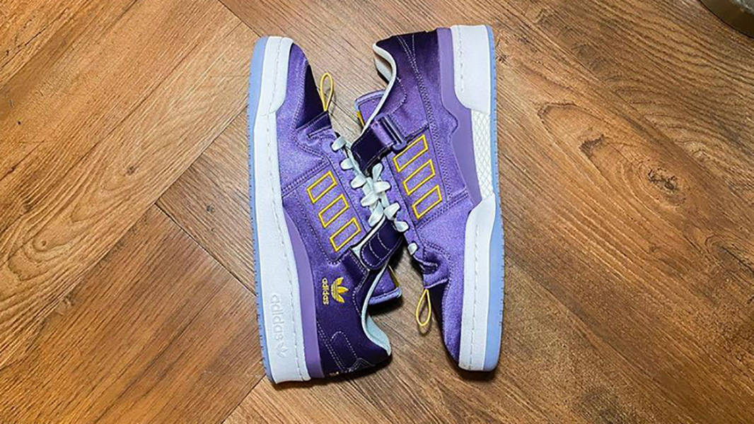 Kasina x adidas Forum Low Purple Gold Side 2
