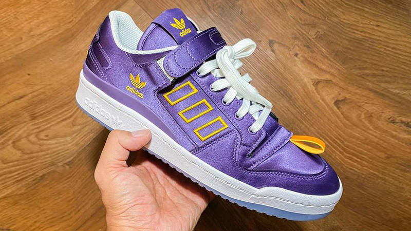 Kasina x adidas Forum Low Purple Gold Side