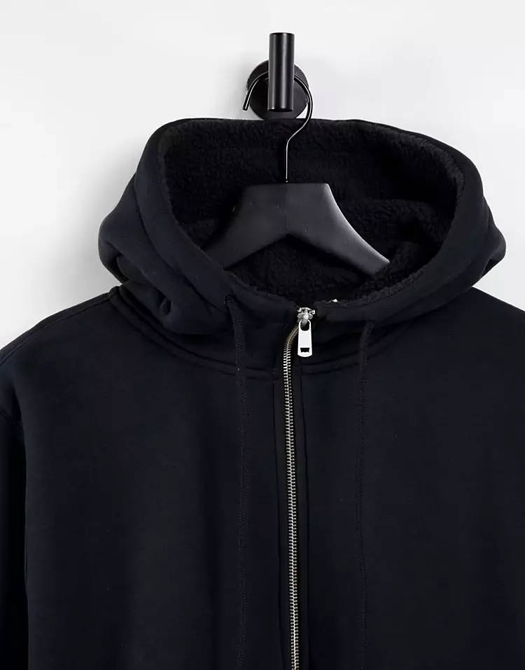 levi's sherpa lined zip up hoodie