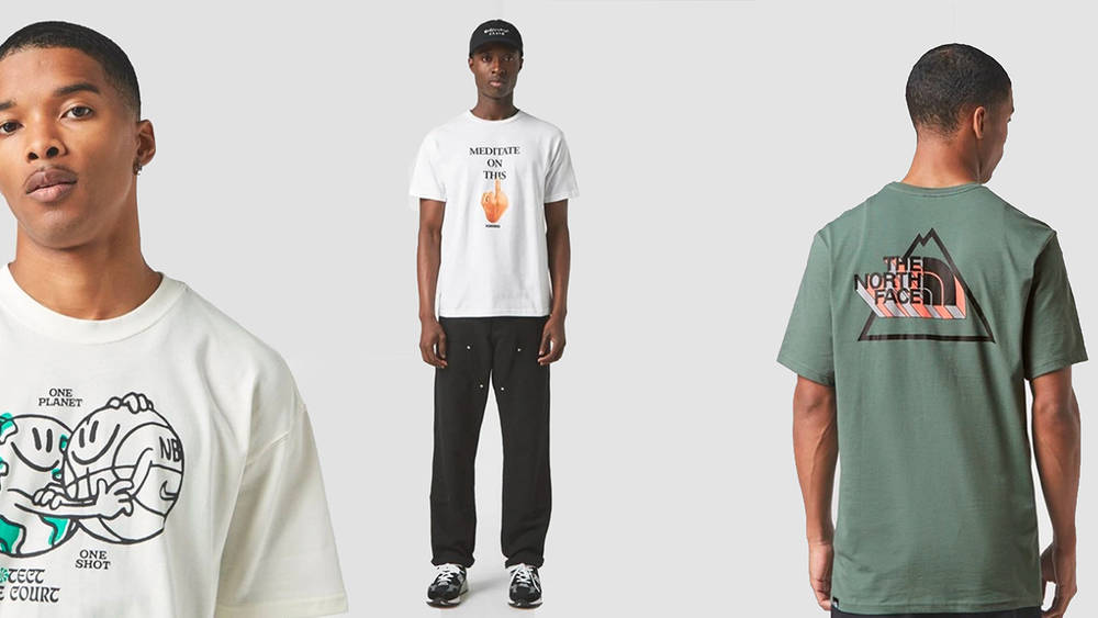 Image via Size? 12 of the Freshest Logo & Print Tees Available at Retailers Right Now!