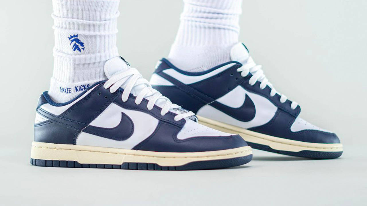 nike dunk aged blue