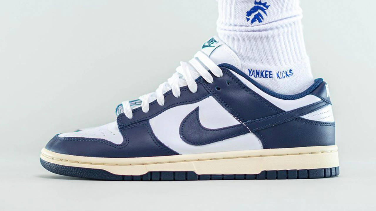 Nike Wants to Channel Vintage Vibes With These Pre-Aged Dunk Low Soles