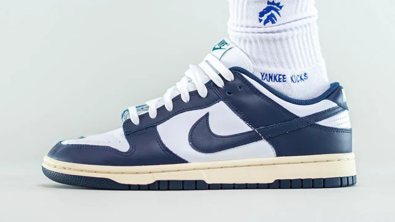 Nike Wants to Channel Vintage Vibes With These Pre-Aged Dunk Low Soles ...