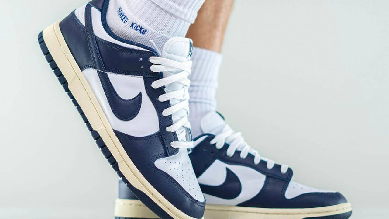 Nike Wants to Channel Vintage Vibes With These Pre-Aged Dunk Low Soles