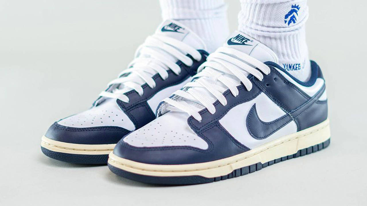Nike Wants to Channel Vintage Vibes With These Pre-Aged Dunk Low Soles