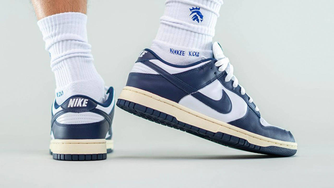 Nike Wants to Channel Vintage Vibes With These Pre-Aged Dunk Low Soles