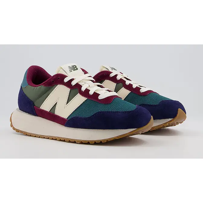 New Balance 237 Blue Green Burgundy | Where To Buy | WS237MA1 | The ...