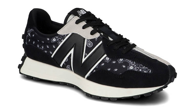 New Balance 327 Black Paisley Side
