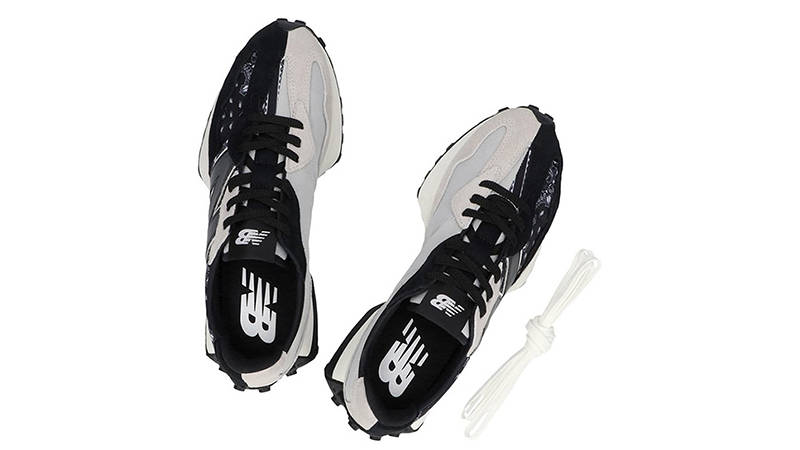New Balance 327 Black Paisley Top