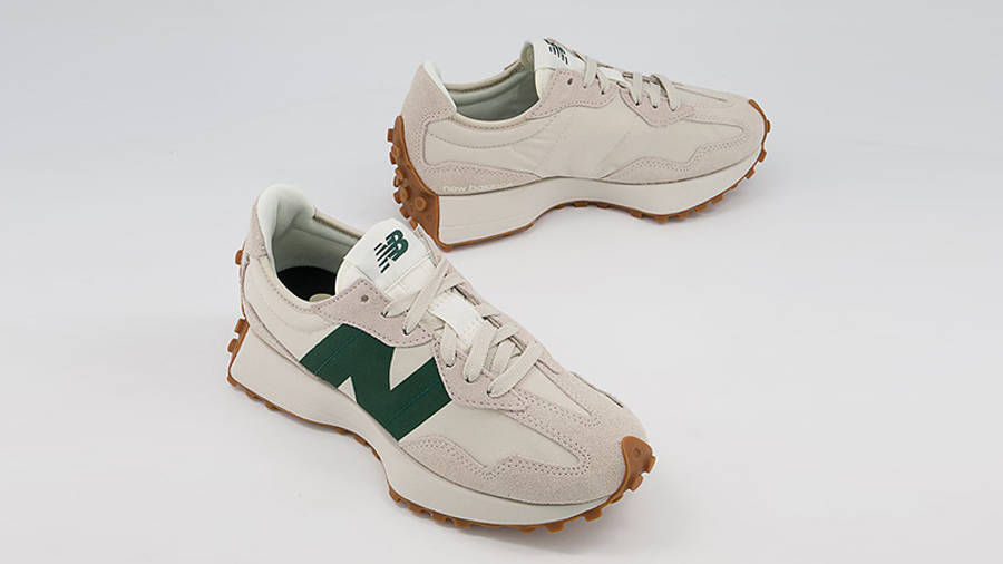 new balance 327 trainers natural green