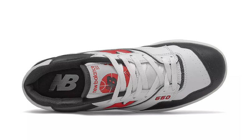 New Balance 550 White Team Red Middle
