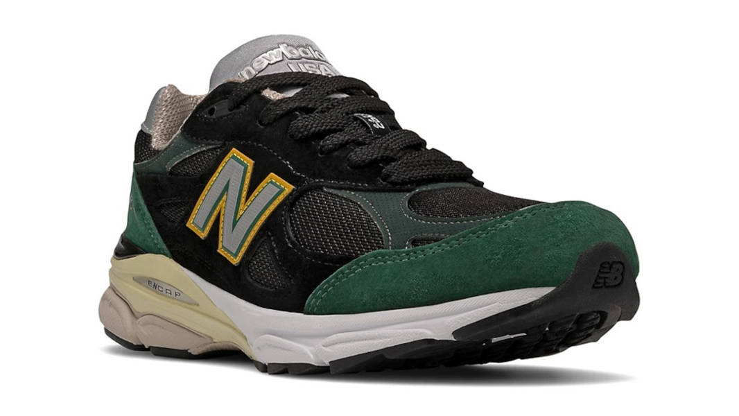 New Balance 990v3 Green Yellow Front