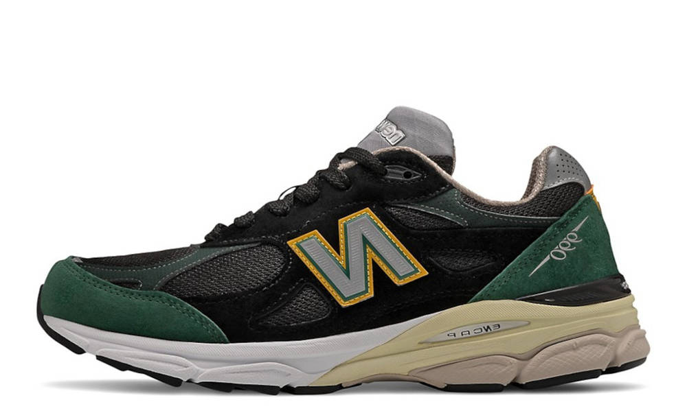 New Balance 990v3 Green Yellow