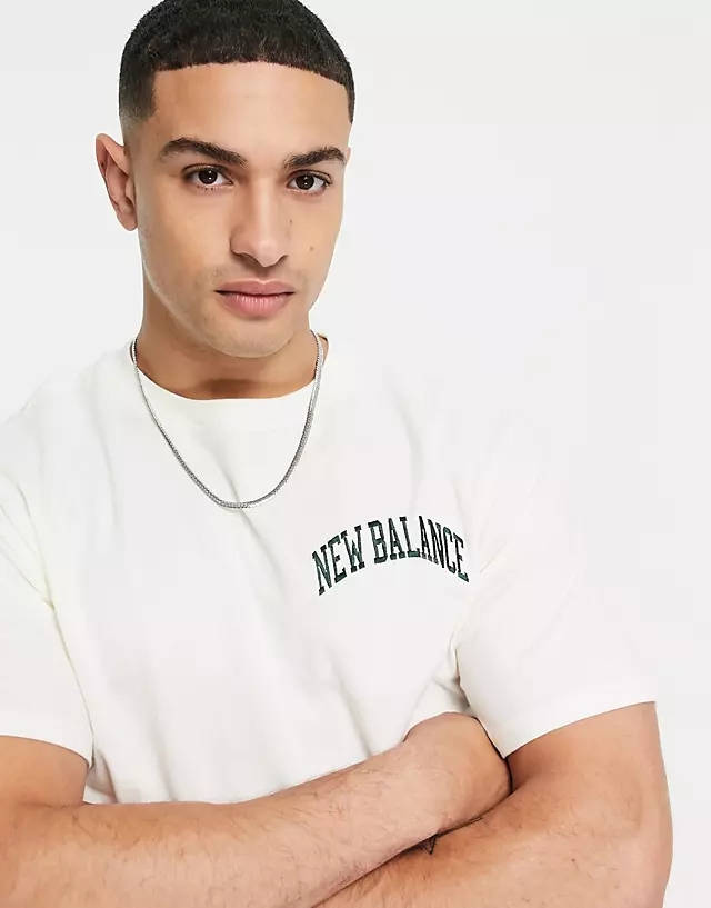 New Balance Collegiate T-Shirt Off White