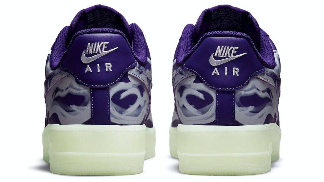 Nike AF1 Purple Skeleton 4