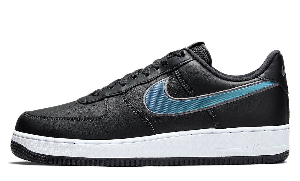Nike Air Force 1 Low Iridescent Swoosh Black