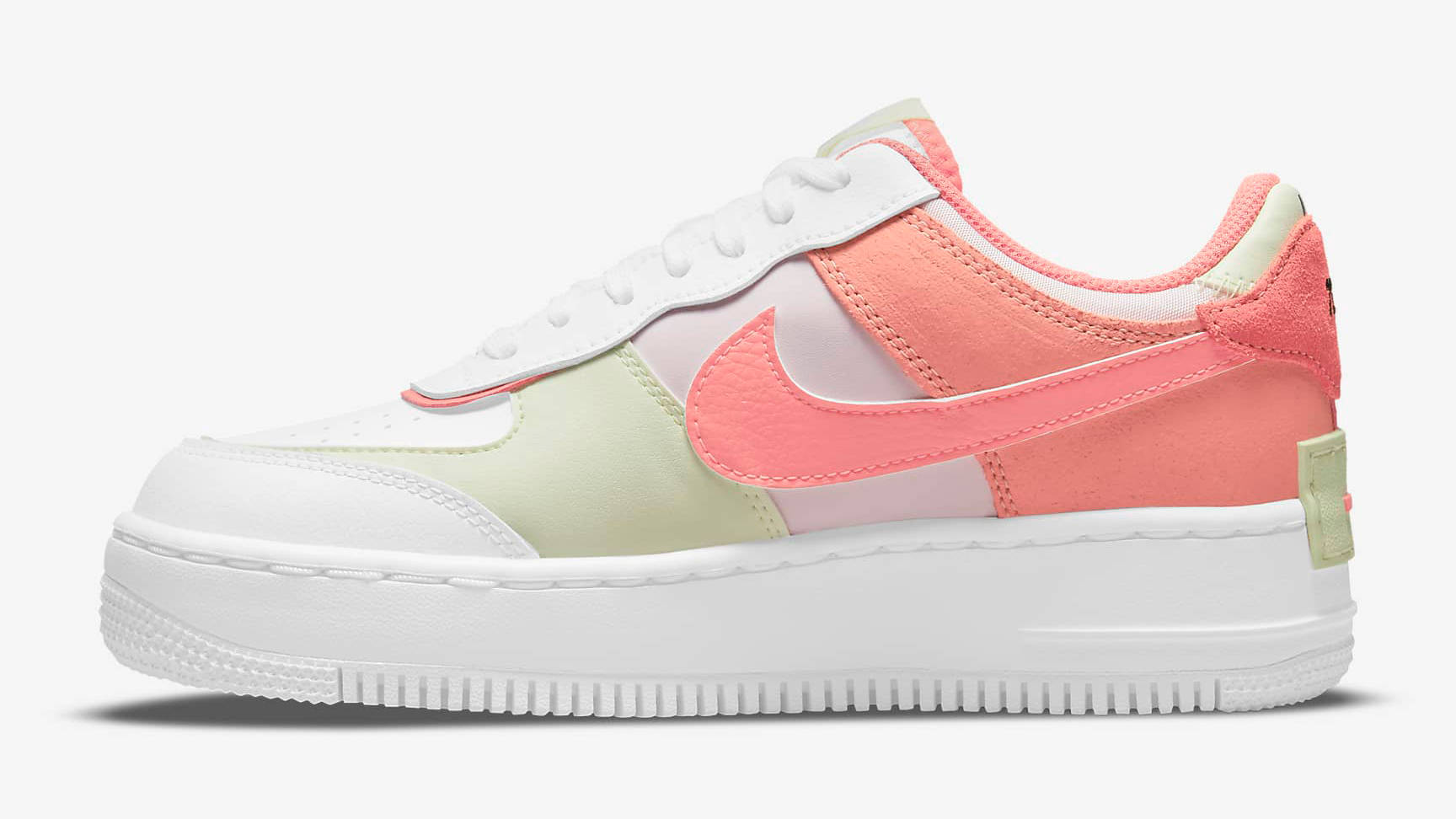 Nike Air Force 1 Shadow White Crimson Bliss