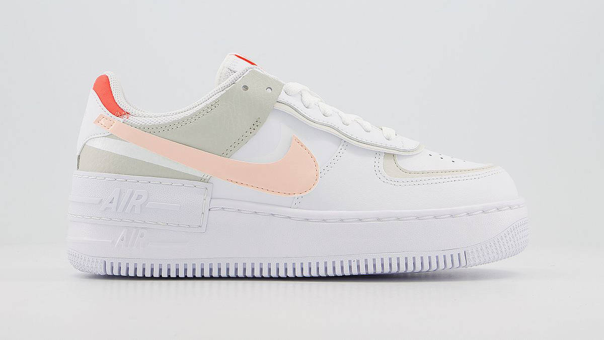 Nike Air Force 1 White Crimson Tint
