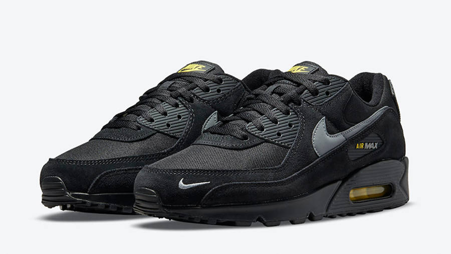Nike Air Max 90 Black Yellow DO6706-001 FRONT