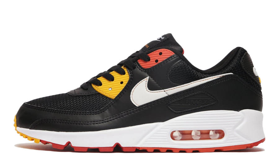 black and yellow air max 90