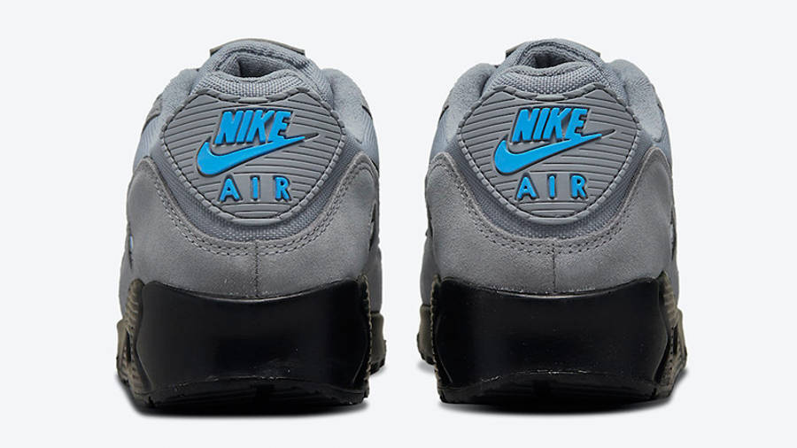 Nike Air Max 90 Grey Blue Black DO6706-002 back