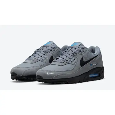Nike Air Max 90 Grey Blue Black DO6706-002 front