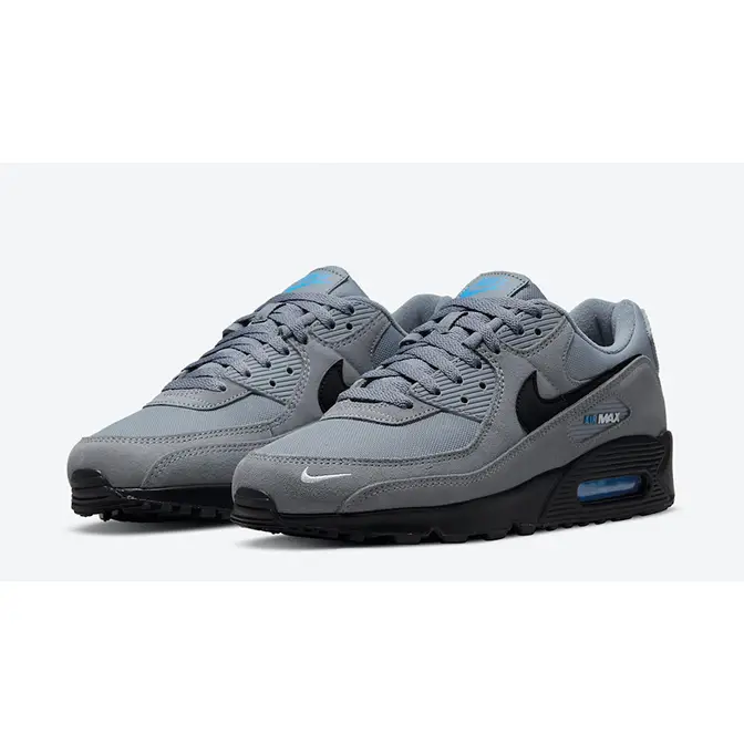 Nike Air Max 90 Grey Blue Black | Where To Buy | DO6706-002 | The Sole ...