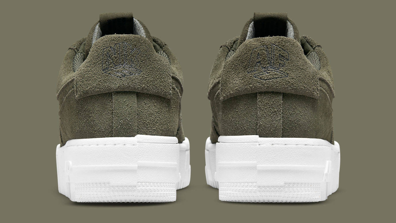 Nike Air Force 1 Pixel Green Suede 1