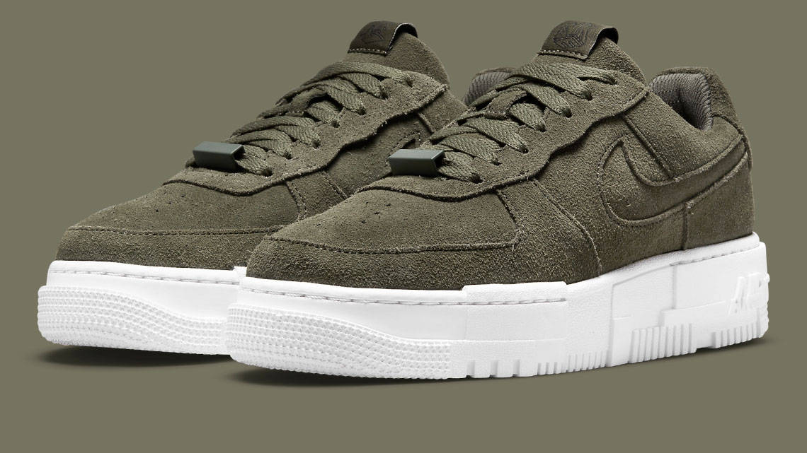 nike air force 1 pixel olive