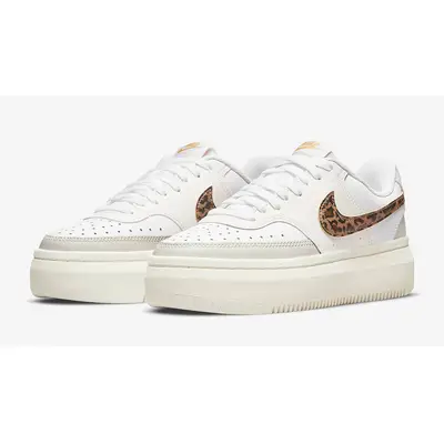 Nike Court Vision Alta Leopard White | Where To Buy | DO2791-100 | The ...