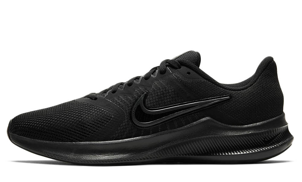 nike black downshifter 11 running trainers