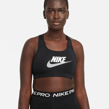 Nike Dri-FIT Swoosh Medium-Support Non-Padded Graphic Sports Bra
