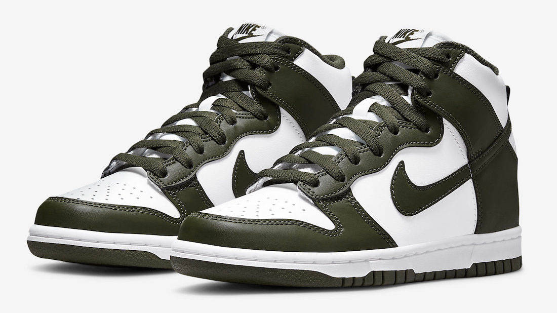 Nike dunk high Cargo Khaki White 1